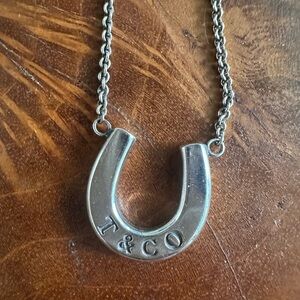 Tiffany & Co. Silver Horseshoe Necklace